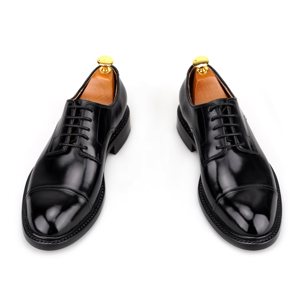 DERBY Toe Cup Blucher in Shell Cordovan