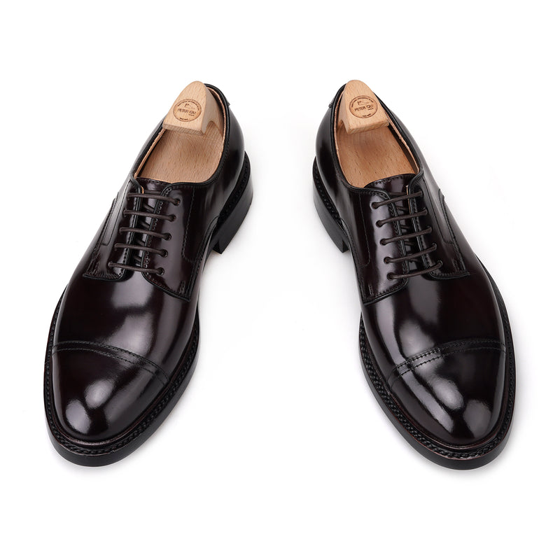 DERBY Toe Cup Blucher in Shell Cordovan